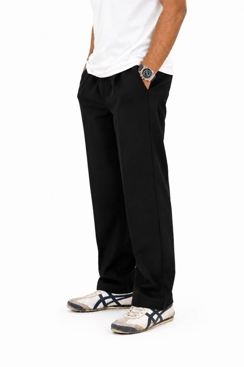 Linen Pant - Obsidian Black