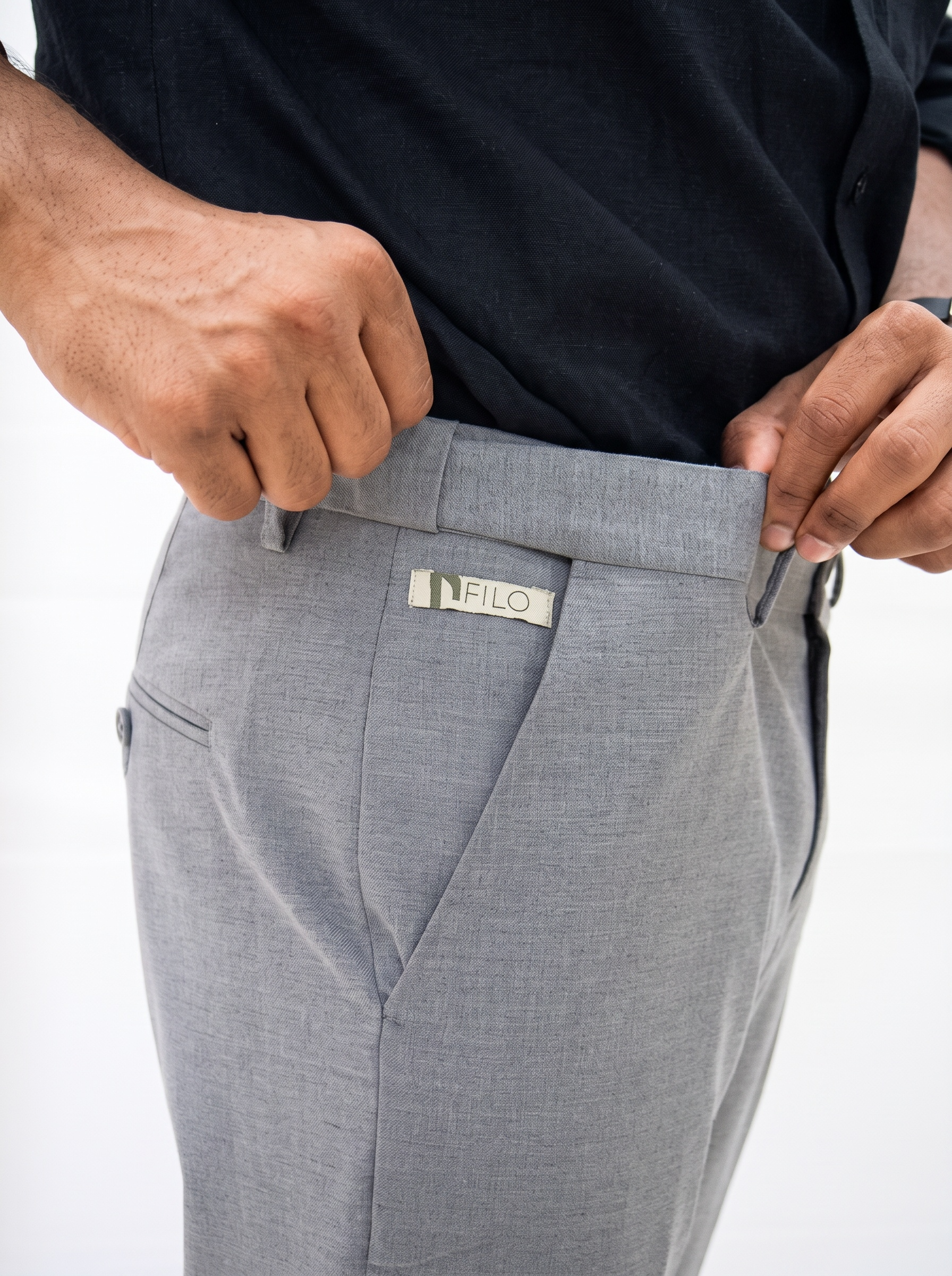FILO Flexi Trouser - Sterling Grey