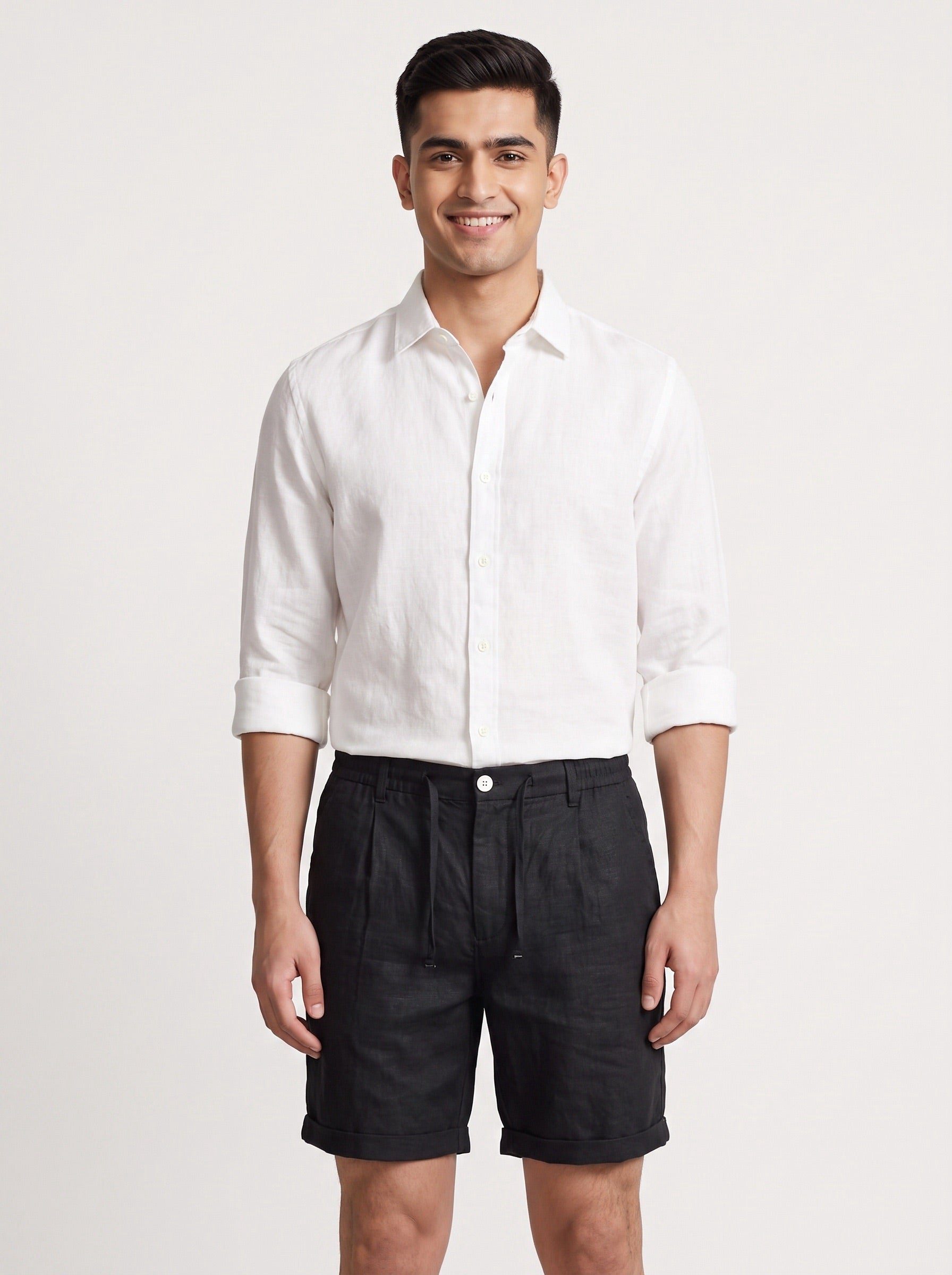 FILO Air (Linen Shorts) - Obsidian Black
